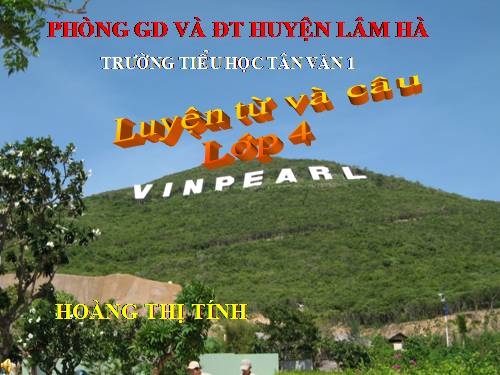 Tuần 22-23. MRVT: Cái đẹp