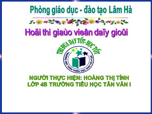 Tuần 23. Dấu gạch ngang