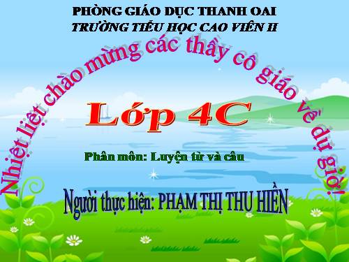 Tuần 15. MRVT: Đồ chơi - Trò chơi