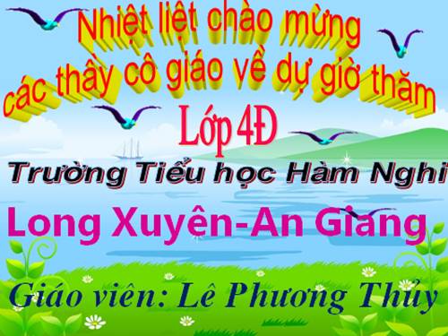 Tuần 11. Tính từ