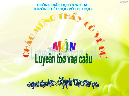 Tuần 11. Tính từ