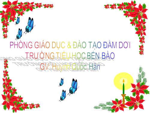 Tuần 16. Câu kể