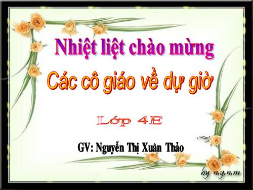 Tuần 9. Động từ