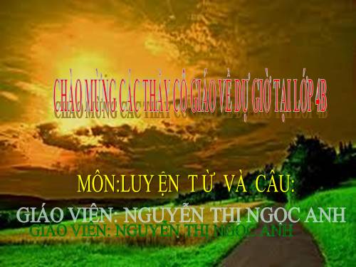 Tuần 30. Câu cảm