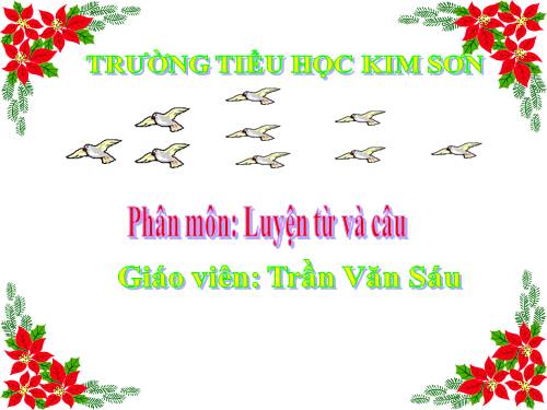 Tuần 27. Câu khiến