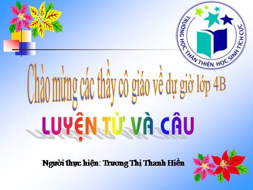 Tuần 24. Vị ngữ trong câu kể Ai là gì?