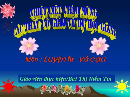 Tuần 22-23. MRVT: Cái đẹp