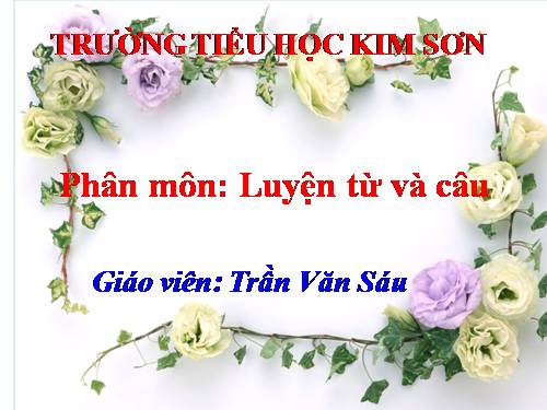 Tuần 22-23. MRVT: Cái đẹp