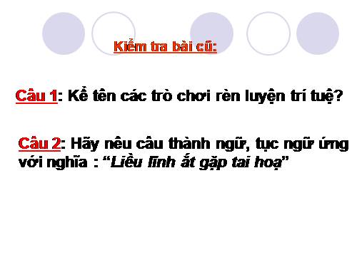 Tuần 16. Câu kể