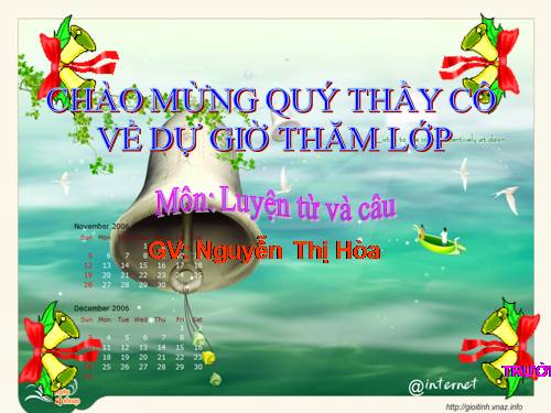 Tuần 22-23. MRVT: Cái đẹp