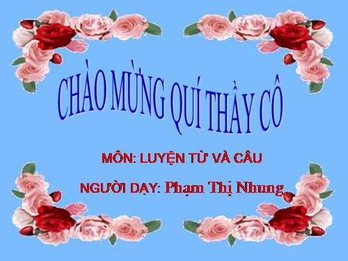 Tuần 4. Luyện tập về từ ghép và từ láy