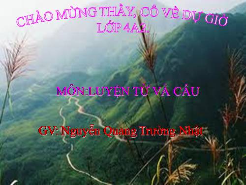 Tuần 11. Tính từ