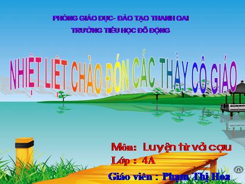 Tuần 26. Luyện tập về câu kể Ai là gì?