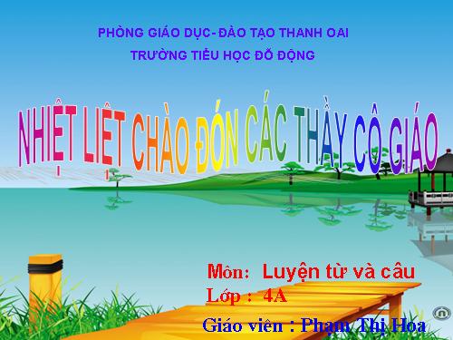 Tuần 26. Luyện tập về câu kể Ai là gì?