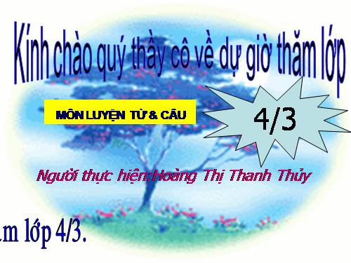 Tuần 9. Động từ