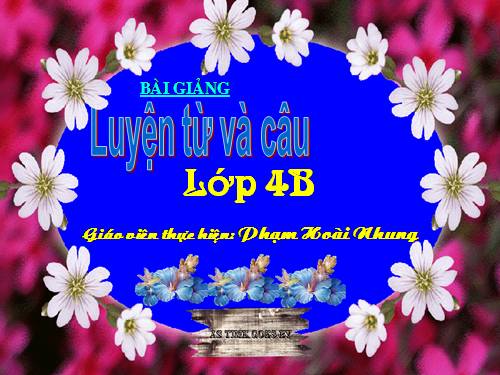 Tuần 9. Động từ