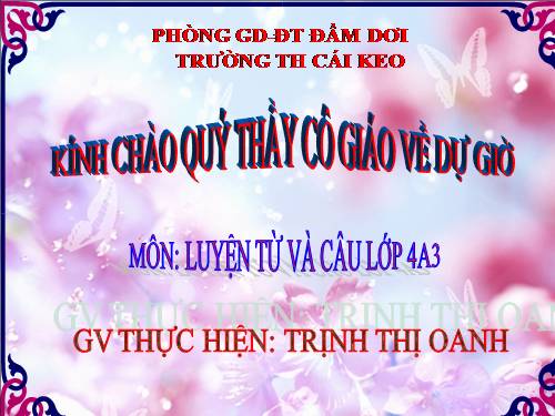 Tuần 4. Từ ghép và từ láy