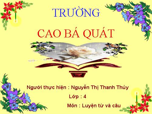 Tuần 13. Câu hỏi và dấu chấm hỏi