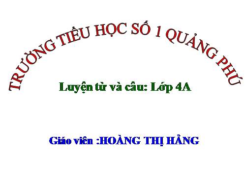 Tuần 20. Luyện tập về câu kể Ai làm gì?