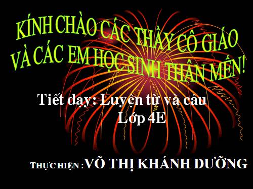 Tuần 27. Câu khiến