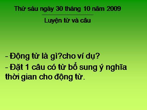 Tuần 11. Tính từ