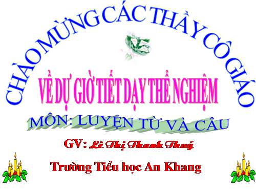 Tuần 17. Câu kể Ai làm gì?