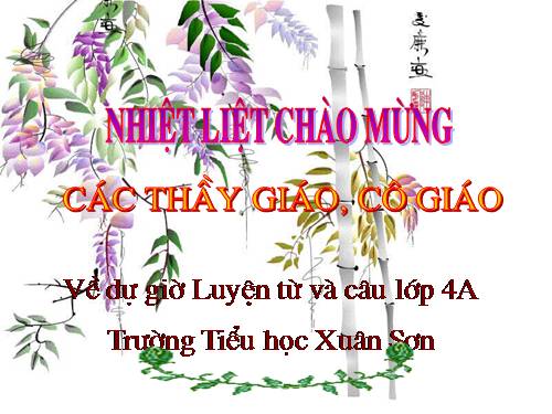 Tuần 4. Luyện tập về từ ghép và từ láy