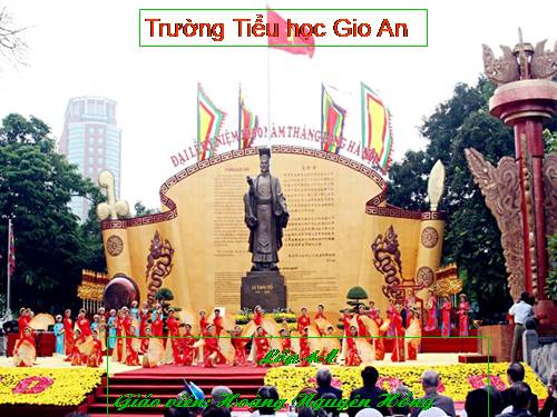 Tuần 25. Chủ ngữ trong câu kể Ai là gì?