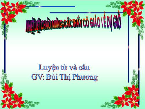 Tuần 13. Câu hỏi và dấu chấm hỏi