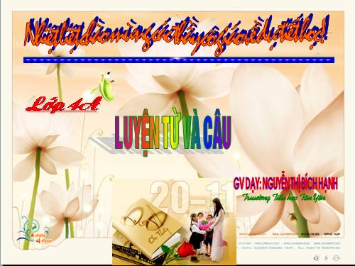 Tuần 13. Câu hỏi và dấu chấm hỏi