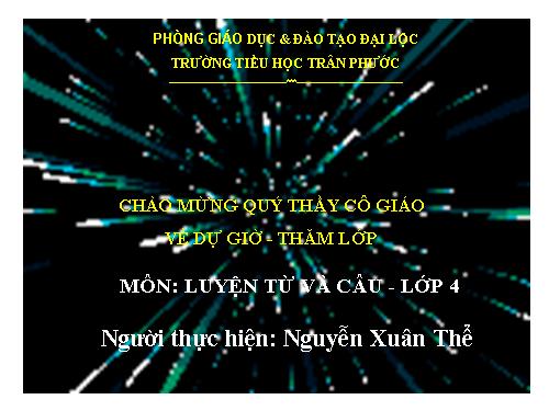 Tuần 27. Cách đặt câu khiến