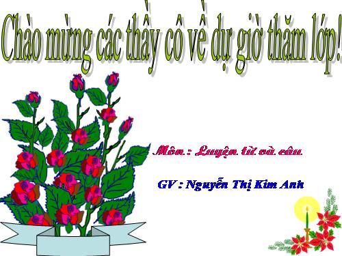 Tuần 9. Động từ