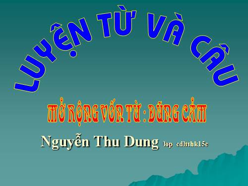 Tuần 25-26. MRVT: Dũng cảm