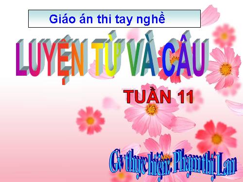 Tuần 11. Tính từ