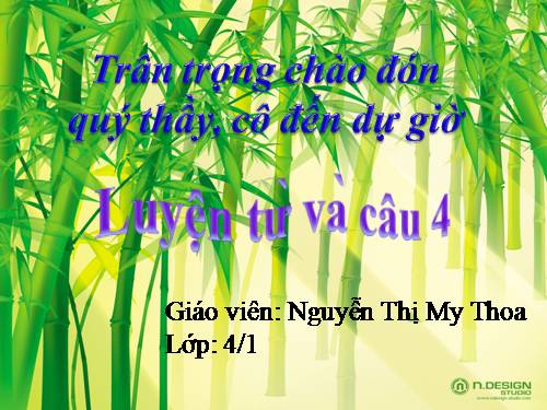 Tuần 24. Vị ngữ trong câu kể Ai là gì?