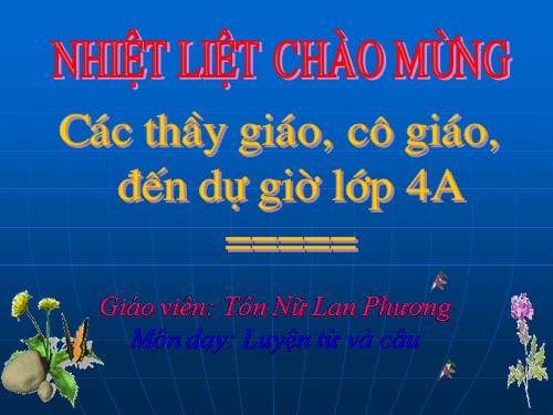 Tuần 31. Thêm trạng ngữ cho câu