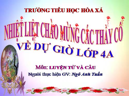 Tuần 23. Dấu gạch ngang