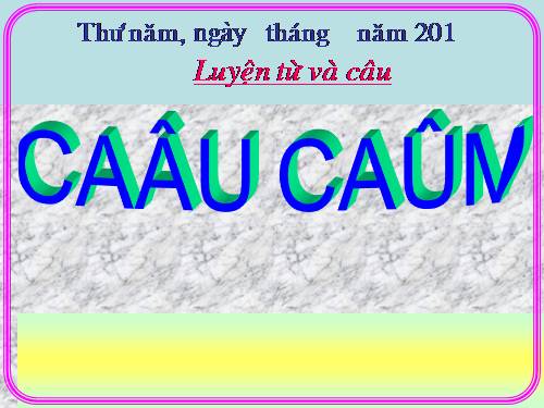 Tuần 30. Câu cảm