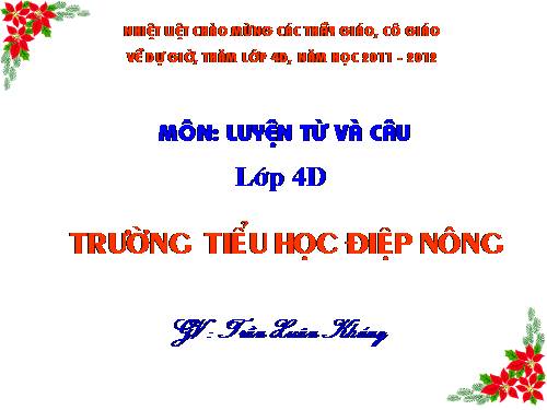 Tuần 31. Thêm trạng ngữ cho câu