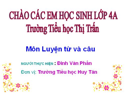 Tuần 23. Dấu gạch ngang