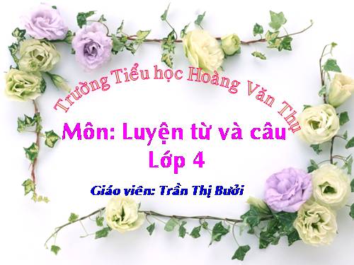 Tuần 22-23. MRVT: Cái đẹp