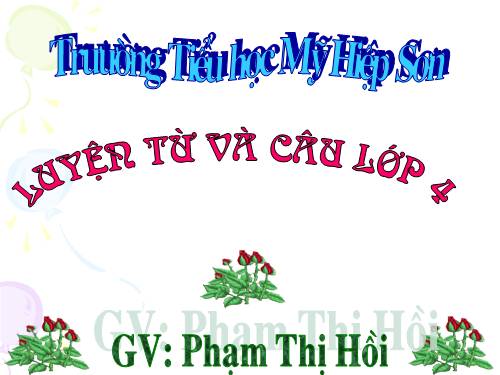 Tuần 11. Tính từ