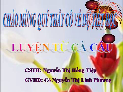 Tuần 27. Câu khiến