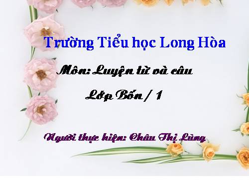 Tuần 14. Luyện tập về câu hỏi