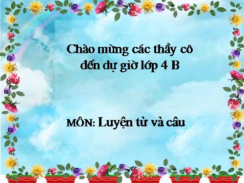 Tuần 9. Động từ