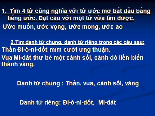 Tuần 9. Động từ