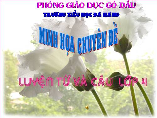 Tuần 9. Động từ