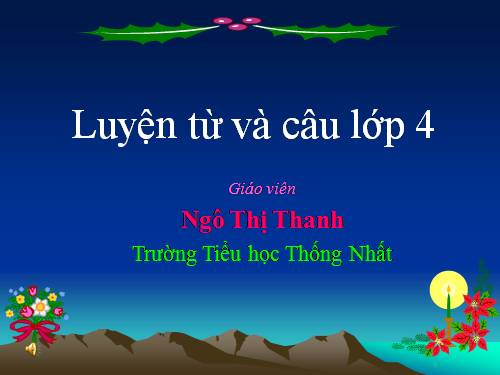 Tuần 9. Động từ