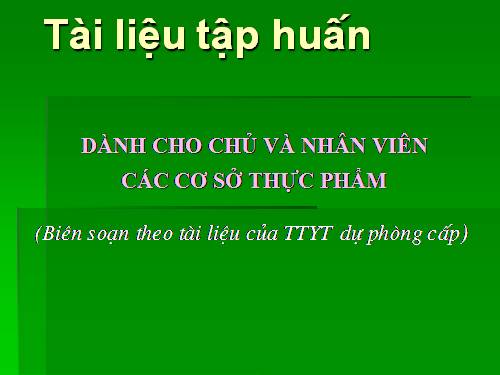 Điều kiện VSATTP