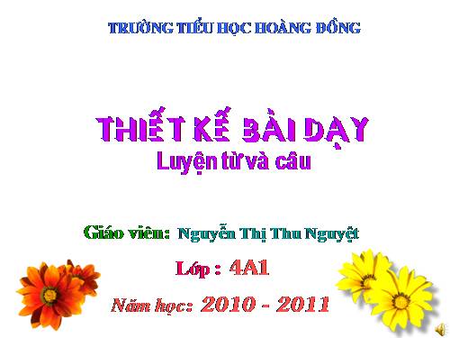 Tuần 9. Động từ